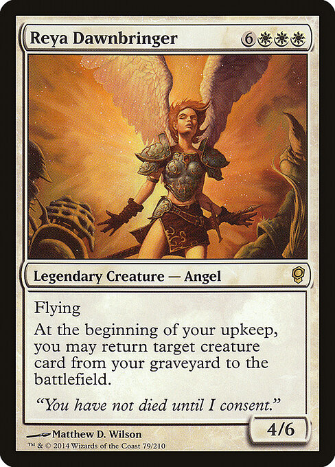 Reya Dawnbringer card art