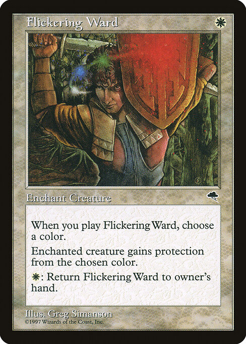 Flickering Ward card art