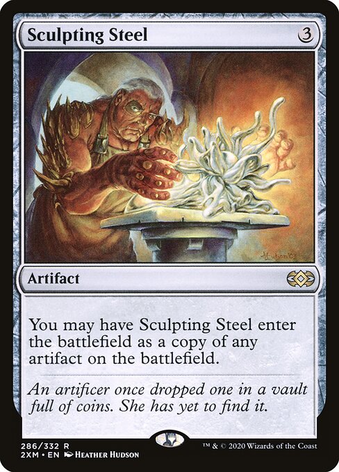 Sculpting Steel card art