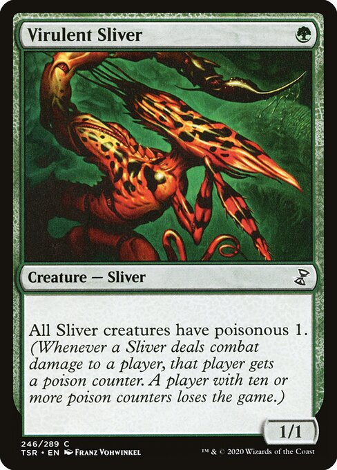 Virulent Sliver card art