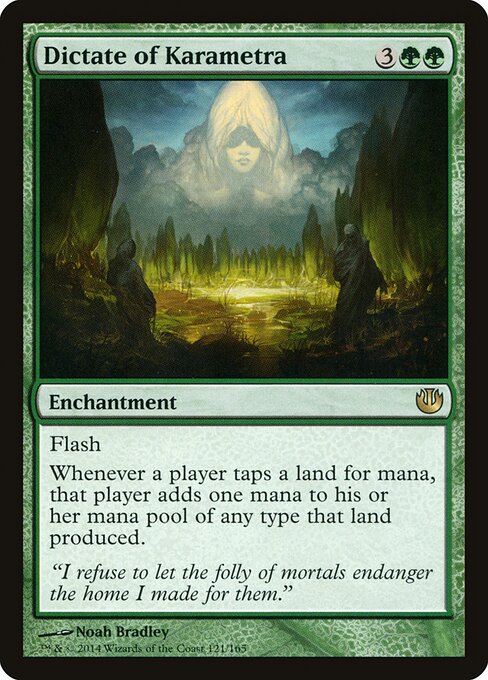 Dictate of Karametra card art