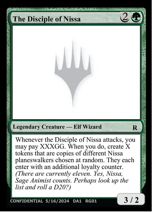 The Disciple of Nissa card art