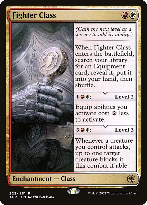 Fighter Class card art