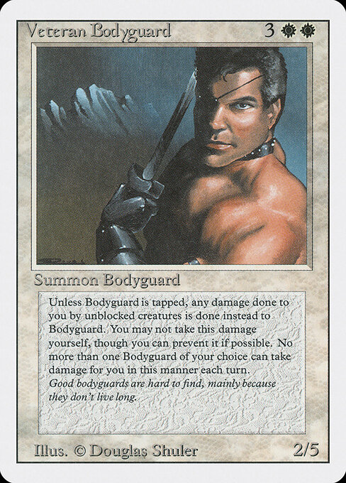 Veteran Bodyguard card art