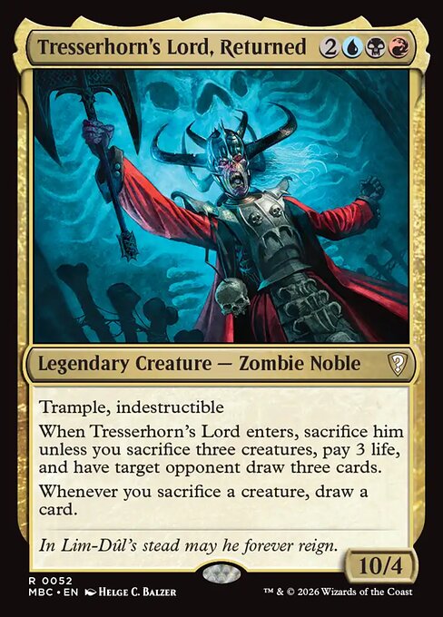 Tresserhorn's Lord, Returned card art