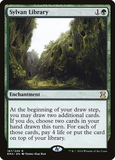 Sylvan Library card art