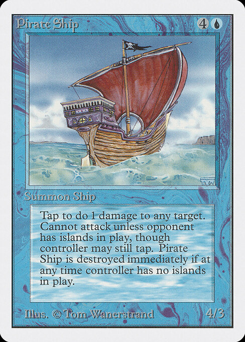 Pirate Ship card art