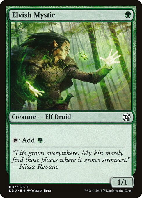 Elvish Mystic card art