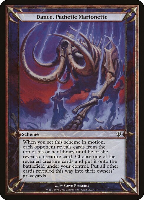 Dance, Pathetic Marionette (Archenemy) card art