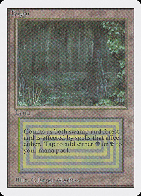 Bayou card art