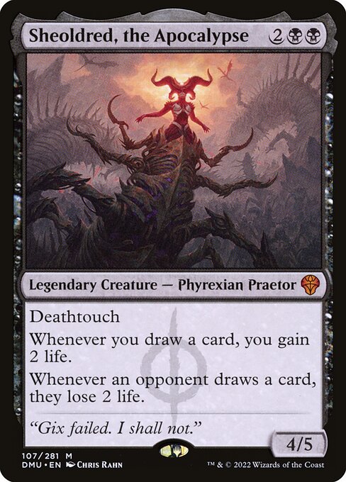 Sheoldred, the Apocalypse card art