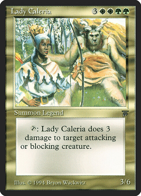 Lady Caleria card art
