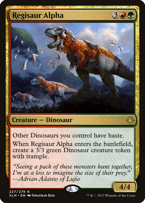 Regisaur Alpha card art
