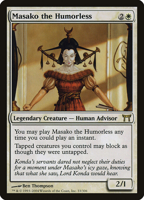 Masako the Humorless card art