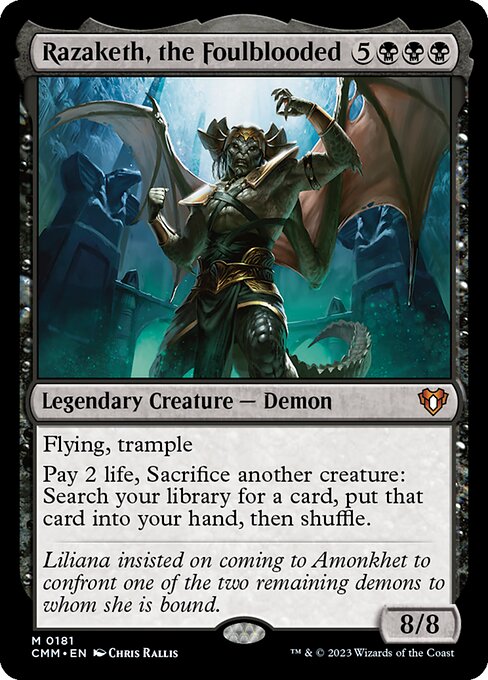 Razaketh, the Foulblooded card art