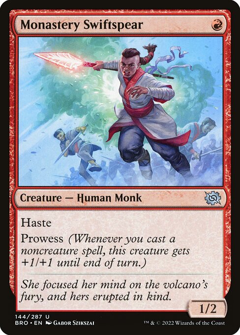 Monastery Swiftspear card art