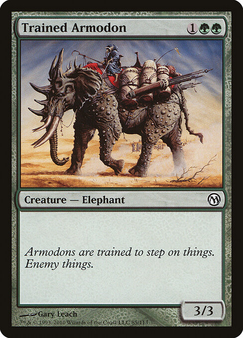 Trained Armodon card art