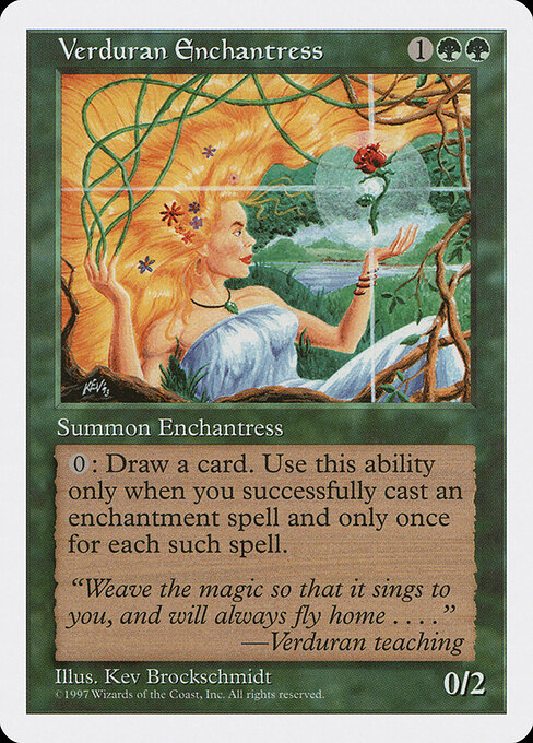 Verduran Enchantress card art
