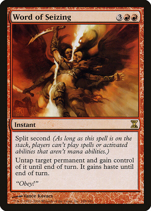 Word of Seizing card art
