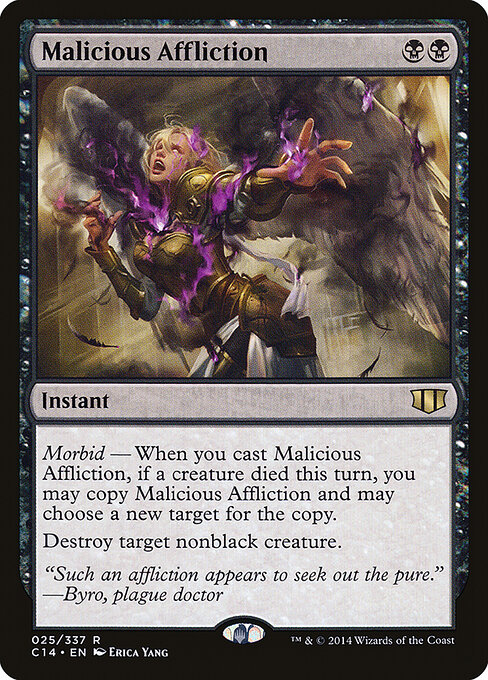 Malicious Affliction card art