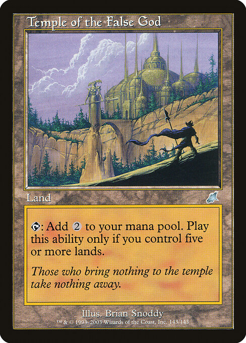 Temple of the False God card art