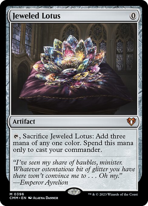 Jeweled Lotus card art
