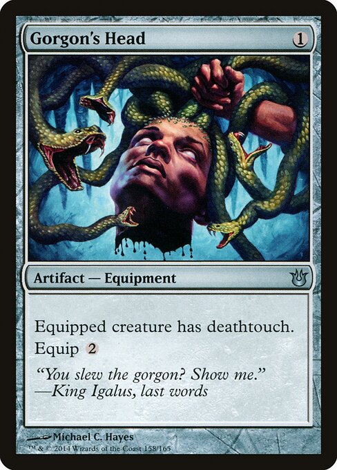 Gorgon's Head card art