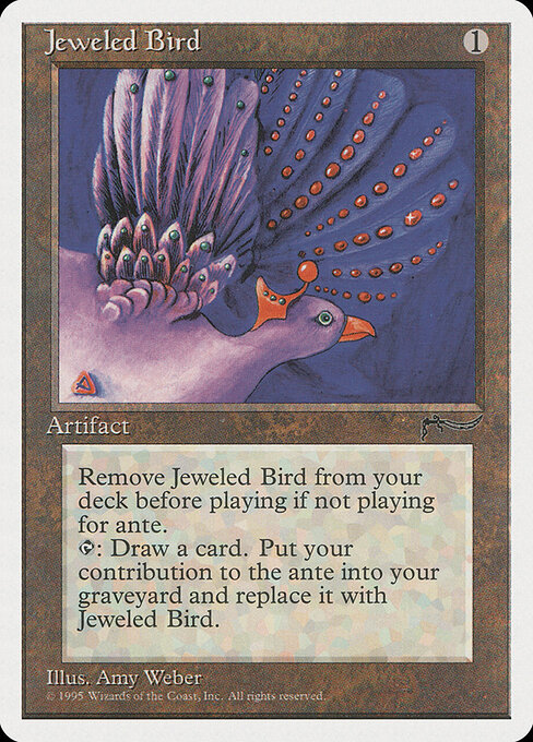 Jeweled Bird card art