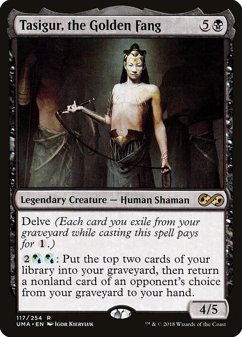 Tasigur, the Golden Fang card art