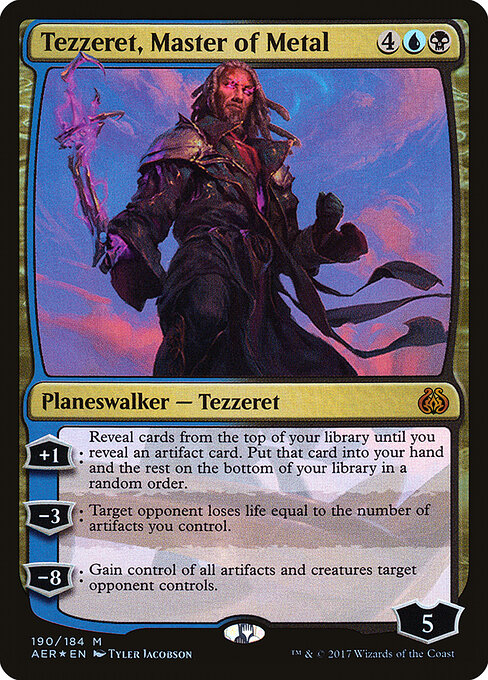 Tezzeret, Master of Metal card art