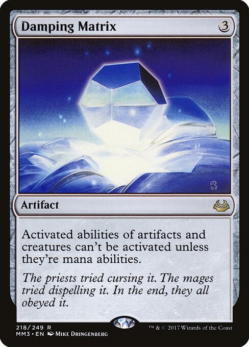 Damping Matrix card art