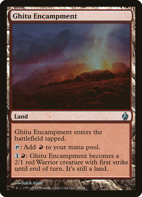 Ghitu Encampment card art
