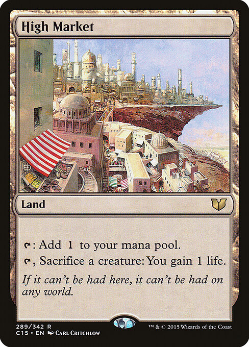 High Market card art