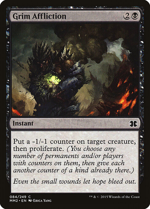 Grim Affliction card art