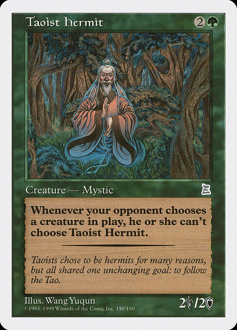 Taoist Hermit card art