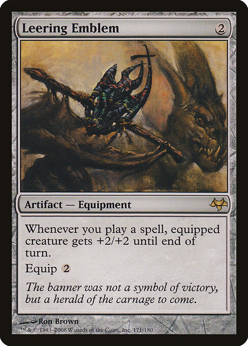 Leering Emblem card art