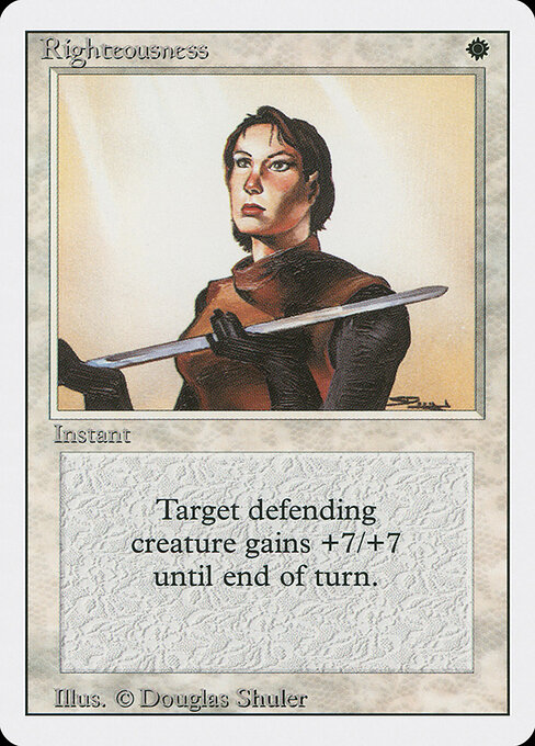 Righteousness card art