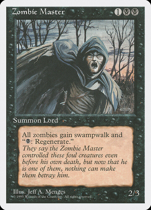 Zombie Master card art