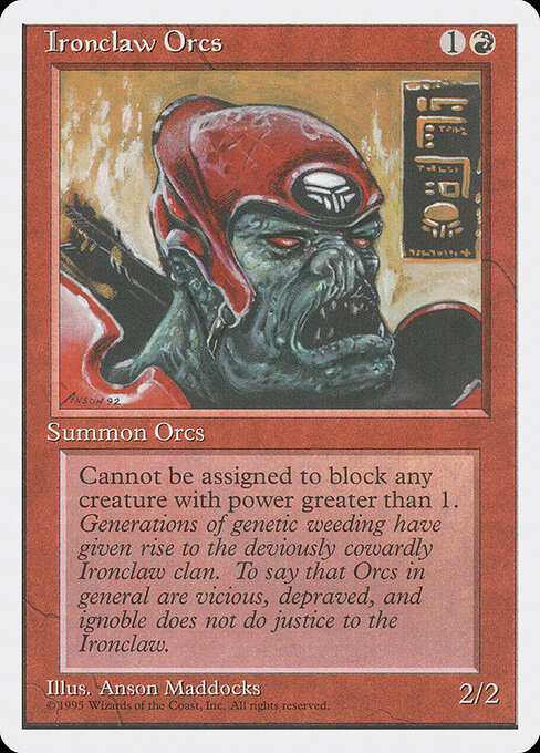 Ironclaw Orcs card art