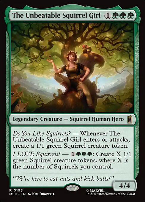 The Unbeatable Squirrel Girl card art
