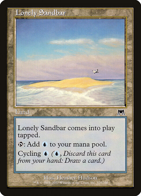 Lonely Sandbar card art