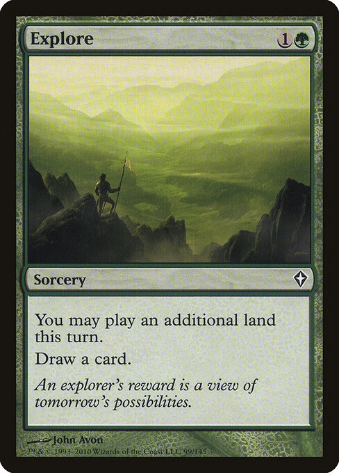 Explore card art
