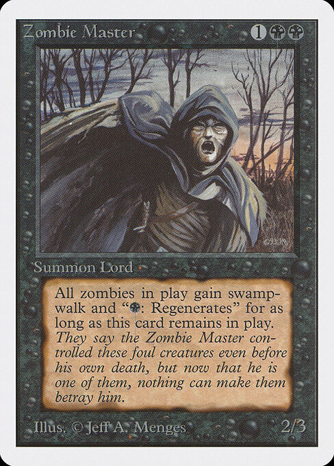 Zombie Master card art