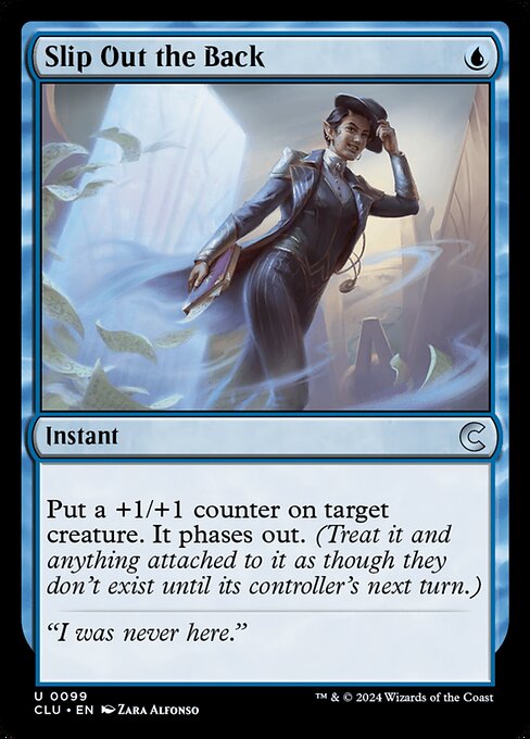 Slip Out the Back card art