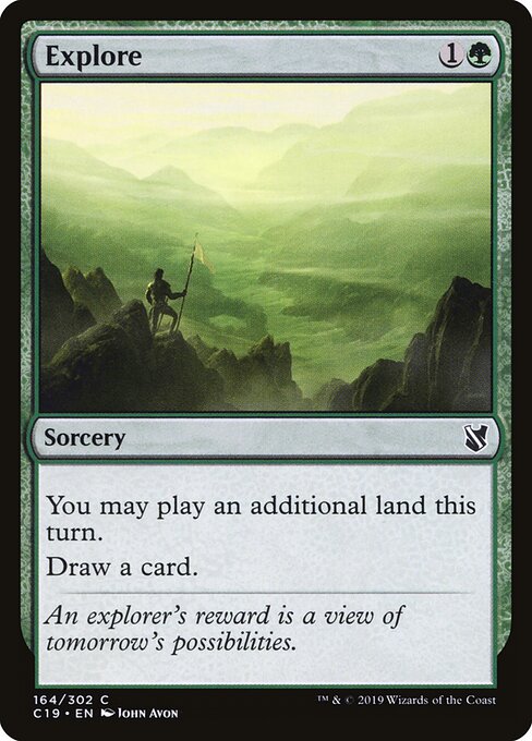 Explore card art