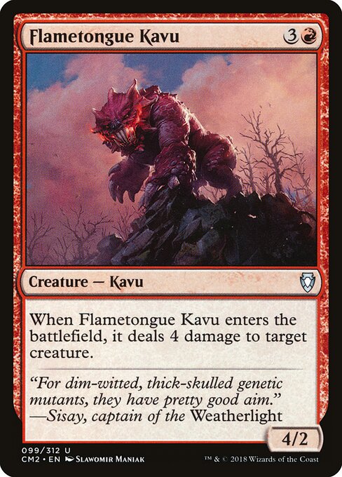 Flametongue Kavu card art