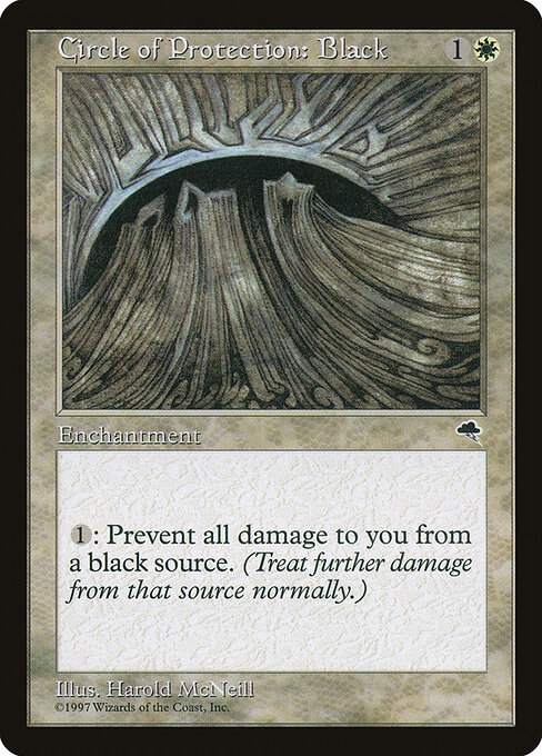 Circle of Protection: Black card art