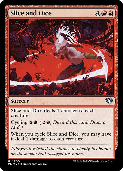 Slice and Dice card art