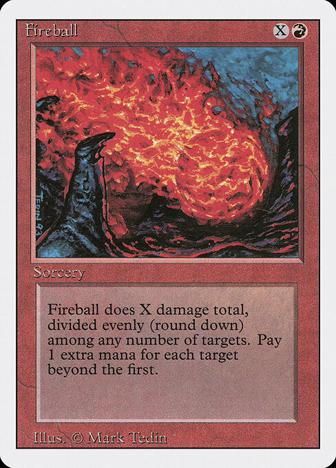Fireball card art