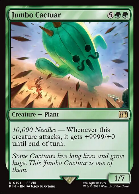 Jumbo Cactuar card art